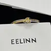 Women's Bangle Earrings Designer Mens Bracelet 18K Gold Plated Knot Wristband Adjustable Opening Jewelry With Original Box