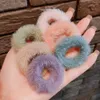 South Korea's Soft Comfortable Plush Rope Tied with Bands Hair Rings Internet Red Simple and Cute Fur Jacket