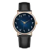 B-9112 Mode Arabische Ziffern Zifferblatt Armbanduhr Montre Uhren Hombre Britischen Leder Band Casual Sport Herren Uhr Relogios235v