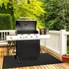 Carpets Outdoor Barbecue Fireproof Mat Waterproof Oil-proof Non-slip Polyester Flame-retardant Indoor Home Kitchen