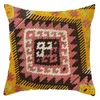 Pillow Case 45x45cm Bohemian Color Geometric Pattern Cover Ethnic Style Retro Linen Fabric Decor