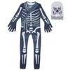 Garçons Fantôme Crâne Squelette Combinaison Cosplay Costumes Fête Halloween Enfants Body Masque Déguisements Enfants Halloween Props2707