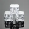 50 x 5G Empty Acrylic Clear Cosmetic Jar Small Sample Makeup Sub-bottling nail case Cosmetic Container Pot Mlhej