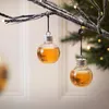 Paquet de 6 ornements d'arbre de noël remplis d'alcool bouteille d'eau ampoules de jus de lait tasse décorations de noël pour la maison FB2770