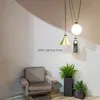 Kolye lambaları Modern minimalist ayarlanabilir şekil cam avize diy kombinasyonu süspansiyon restoran bar yatak odası led dekoratif lamba