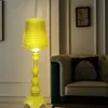 Lâmpadas de assoalho moderno oco para fora lâmpada de assoalho led para sala estar preto branco azul amarelo acrílico lâmpada mesa luz chão decoração casa yq240130