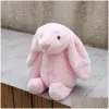 Peluche dell'orecchio del coniglietto del coniglio di Pasqua Giocattoli morbidi della bambola dell'animale farcito Bambole del fumetto di 30 cm 40 cm