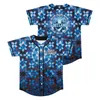 T-shirt da uomo Excision Lost Lands Mandala Maglia da baseball Camicia con scollo a V Manica corta Blu Donna Uomo Streetwear 3D Tee