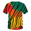 Homens Camisetas Imagem Abstrata Verão 3D Impresso T-shirt Casual Sportswear Treino O Pescoço Manga Curta Roupas Streetwear