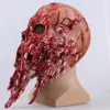 Halloween Scary Erwachsene Männer Blutige Zombie Skelett Gesichtsmaske Kostüm Horror Latex Masken Cosplay Fancy Masquerade Requisiten T200116211d