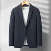 Ternos masculinos 2024 terno high-end boutique lã quatro estações moda cavalheiro festa casual negócios casaco superior