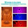 Night Lights Crystal Table Lamp Touch Remote Control Rechargeable Bedside Acrylic Home Decor Lighti Decoration