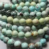 Alloy Meihan Rare Amazing Natural Hubei Turquoise Untreated Ore Beads For Jewelry Making Design DIY Bracelet Necklace