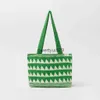 Shoulder Bags Summer Z New Womens Cildrens Bag Girls Crocet Straw Woven Sopping andbag Tote and-Knied totesqwertyui879