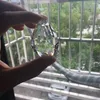 Avize Kristal 1 PCS Temiz Cam Lamba Prizma Suncatcher Su Damla Kolye Takı Yapımı