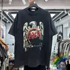 Men's T-Shirts Washed Black Eagle T Shirt Men Women Best Quality Tee Top Oversize Vintage T-Shirt 240130