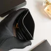 Titulaire de la carte de luxe Femmes Caviar Mini Portefeuille Designer Sacs à main Titulaire de la carte 15 couleurs Dame Porte-monnaie Carte de crédit Portefeuille en cuir Sac Hommes Clé Pochette en gros avec boîte