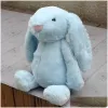 Peluche dell'orecchio del coniglietto del coniglio di Pasqua Giocattoli morbidi della bambola dell'animale farcito Bambole del fumetto di 30 cm 40 cm