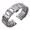 Bracelets de montre en acier inoxydable 316L solide argent 18mm 20mm 22mm Bracelet de montre en métal Bracelet de montres Bracelet CJ1912252393