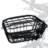 Cesta transportadora de bicicleta frente pannier ciclismo guiador montar prateleira armazenamento carga rack traseiro assento tronco saco para cães estimação