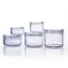 20pcs Plastic Cream Jar Cosmetic Pots Container Refillable Clear Daily Use Eyeshadow Storage Box for Glitters 3g 5g 10g 15g 20g Hqjix