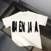 Designer-Mode, lässig, Guggi-Klassiker, High-End-Marke, Graffiti-Druck mit großem Schriftzug, 24 bequeme Sommer-T-Shirts für Herren und Damen mit kurzen Ärmeln