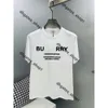 Designer Burbery T Shirt Casual MMS T Shirt with Monogrammed Print Short Sleeve Top Luxury Mens Hip Hop Clothing Burburries T Shirt Burbery for Man Burberries2 Mens 96
