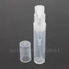 2ml 3ml 5ml boş mini parfüm sis püskürtme plastik şişe, numune kalem şişesi, küçük parfümler atomizer 2 cc spreyer flakon kap vmxti