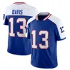 Buffalo''bills''josh Allen Stefon Diggs von Miller Blue/White 2023 F.U.S.E. Jersey zszyty piłka nożna nietykalna.