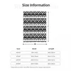 毛布部族の幾何学的な黒い白い毛布温かい軽量柔らかいぬいぐるみ寝室ソファカウチキャンプ