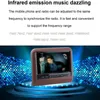 Inch Car Seat Back Headrost LCD Display MP3/MP4 Multimedias Player Gaming FM Sändare Remote Control DVD Monitor