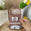 Autres fournitures de fête d'événements Calendrier du Ramadan 3D Calendrier de l'Avent du Ramadan Base de Pâques Décor de bureau Ornements Eid Mubarak Décor Fournitures de fête musulmane islamique 240130