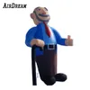 wholesale Modèle Abraham gonflable personnalisé 3/4 / 6mH, dessins animés géants de Hollande, personnages gonflables des Pays-Bas, vieil homme Sarah pour la publicité