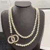 14 estilo pérola corrente diamante pingente colar designer para mulheres novo produto elegante pérola colares moda selvagem mulher colar e339a