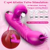 Krachtige Vibrator Stak Dildo voor Vrouwen Clitoris Sucker Vacuüm Stimulator G Spot Tong Likken Adult Sex Toy voor Vrouwen 240226