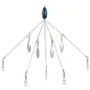 Bassdash 4 pz / lotto Richiamo di pesca Alabama Rig Testa Nuoto Esca Ombrello Rig 5 Braccia Bass Fishing Gruppo Richiamo Estendi 18g Y200830238B