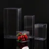 Present Wrap 50 100st Clear PVC Pillow Box Shape Gifts Transparent Candy Packaging Toy Car Display Storage Decoration3081