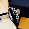Designer luxe âne famille bracelet en laiton célèbre marque française classique lettre anglaise de haute qualité cuivre femmes charme fille bijoux mode cadeau exquis