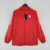 Olympiacos F.C. Men's jacket leisure sport Windbreaker Jerseys full zipper Hooded Windbreakers Mens Fashion coat Logo custom