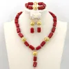 Perles de corail africain nigérian pour femmes, ensemble de bijoux de perles de corail de mariage, nouveaux ensembles de bijoux, livraison gratuite Cnr448