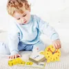 Children Montessori Wooden Clock Toys Kids Hour Minute Second Cognition Watches Preschool Learning Digital Toy For Children Gift 240118