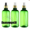 300PCS/LOT-500ML Spray Gold Pump Bottle, Green Plastic Cosmetic Container,Empty Perfume Sub-bottling With Mist Atomizergoods Xlsem