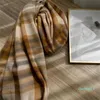 Schals Herbst Winter Frau Wollspinnschal Damen doppelseitig Mehrfarbiges Gingham-Karo-Halstuch Mann 68x180cm Damenschal verdickt warmer Fransenhals