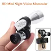 8x20 Mini Pocket Zoom Monocular HD Low Night Vision Outdoor Portable Telescope for Hunting Camping Mountaineering Hike Birdwatch