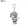 Keykains Kawaii anime Puella Magi Madoka Magica Acrylic Keychain Kaname Akemi Homura Miki Sayaka Tomoe Mami Sakura Kyoko Key Chain