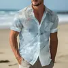 Men's Casual Shirts Hawaiian Shirt Fun Colorful Short Sleeve Button Up Tropical Holiday Beach Printed Camisa Hawaiana