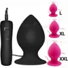 Vibratorer stora anal vibrator sex leksaker kvinnor män silikon super stor rumpa plugg enorm anala plug unisex anus expansion erotiska leksaker sex produkt