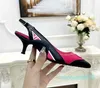 2024 Heels Sandals Wedding Circle Signature Wavy Rubber Sovertole Strap