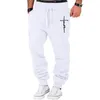 Faith Printed Spoders Men Jogger Pants kulturystyka Siłatnie Spodnie swobodne luźne spodnie dresowe spodnie na zewnątrz S-4xl 240123