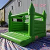 Activités de plein air maison gonflable de videur de mariage vert commercial maison gonflable de Noël château gonflable fête moonwalk maison pour adultes et enfants